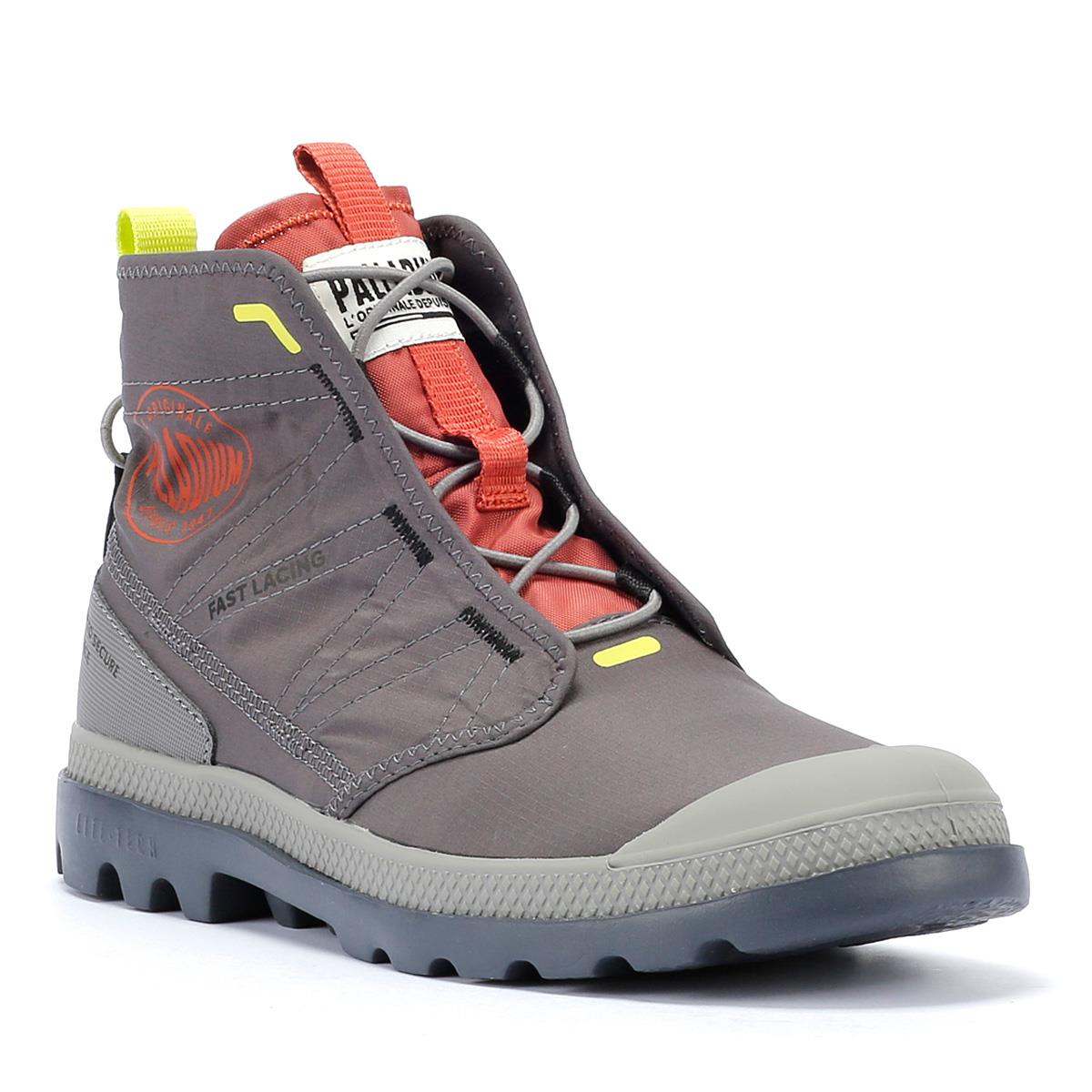 Palladium Pampa Travel Lite Herren Stiefel Aus Asphalt-Nylon