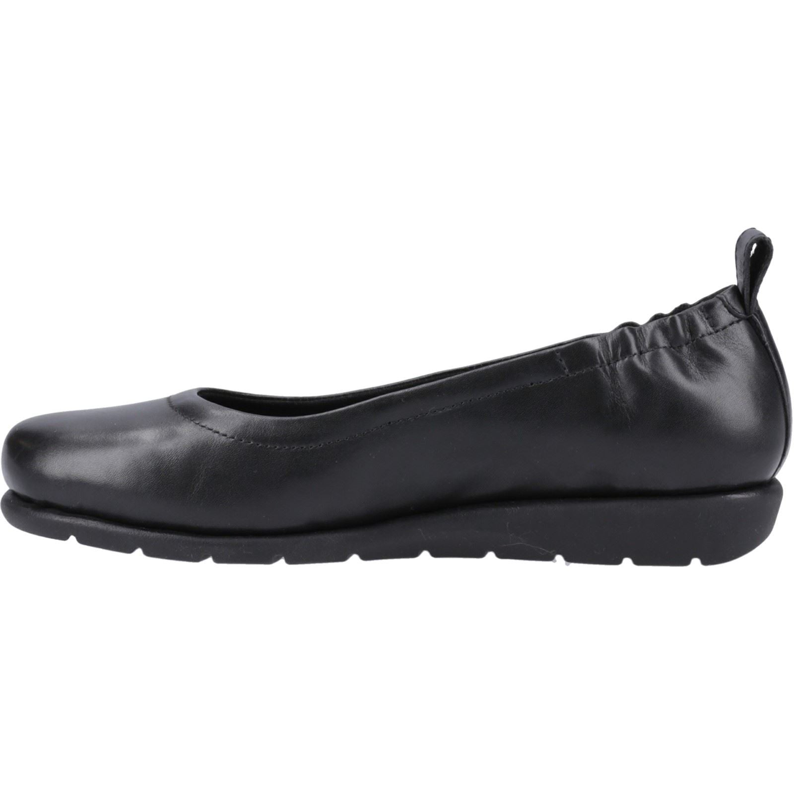 Hush Puppies Skylar Damen Ballerinas Aus Schwarzem Leder