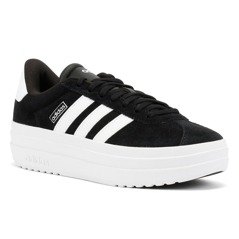 Adidas VL Court Bold Damen Sneaker Aus Schwarzem Leder