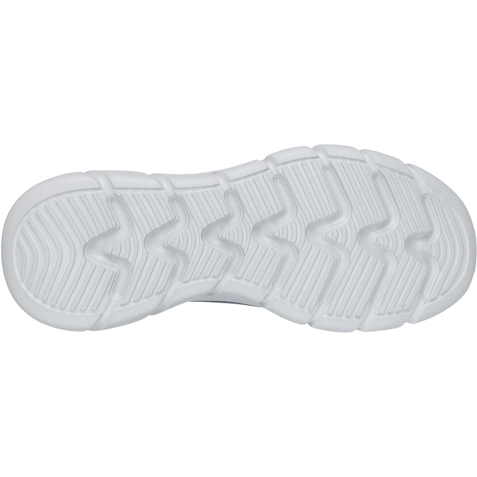 Skechers BOBS Flex Hi Linear Force Damen Sneaker aus Stoff in Schiefergrau
