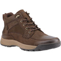 Hush Puppies Vernon Herren Leder Stiefeletten in Braun