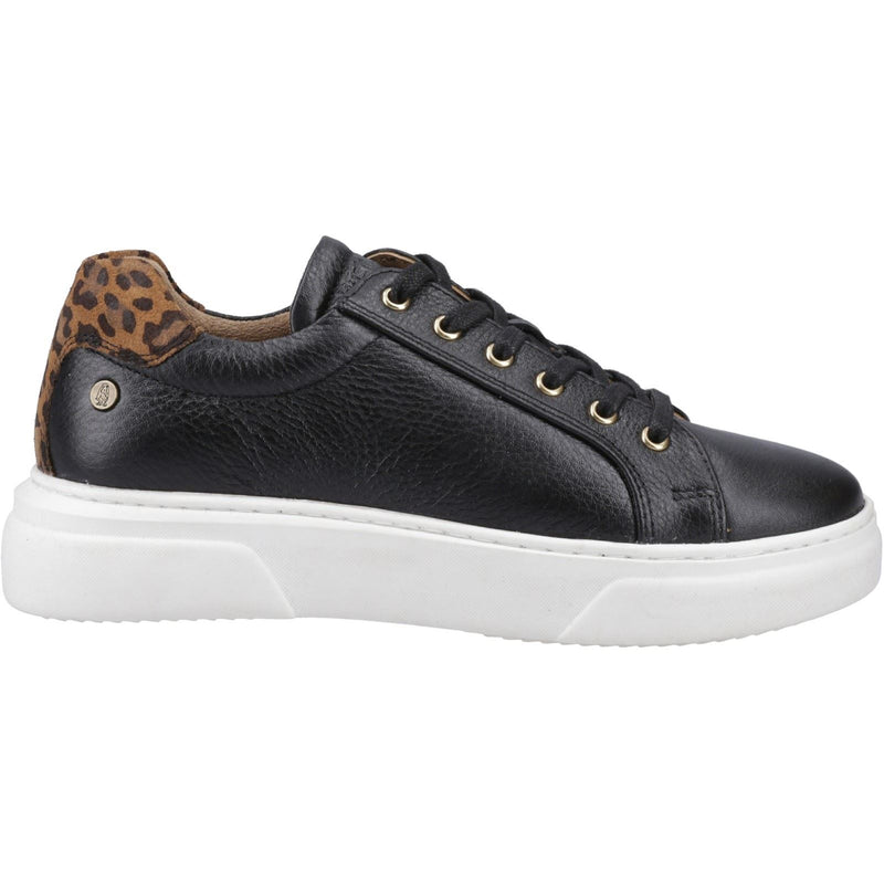 Hush Puppies Kathryn Damen Sneaker Aus Schwarzem Leder