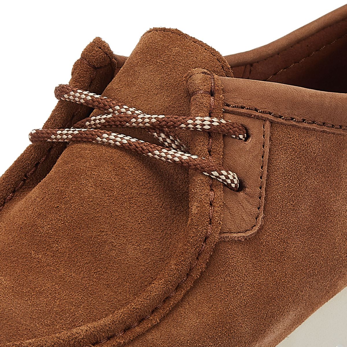Clarks Main Wallabee FTRE Lo  Herren Cola Wildleder Schnürschuhe