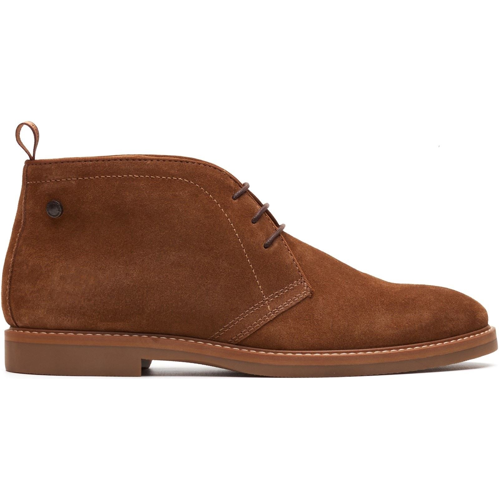 Base London Carlton Chukka Leder Herren Ingwer Stiefel