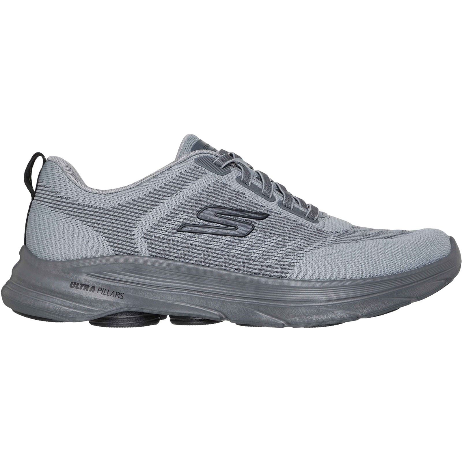 Skechers GO Walk 8 Day Textil Herren Sneakers In Grau/Gelb