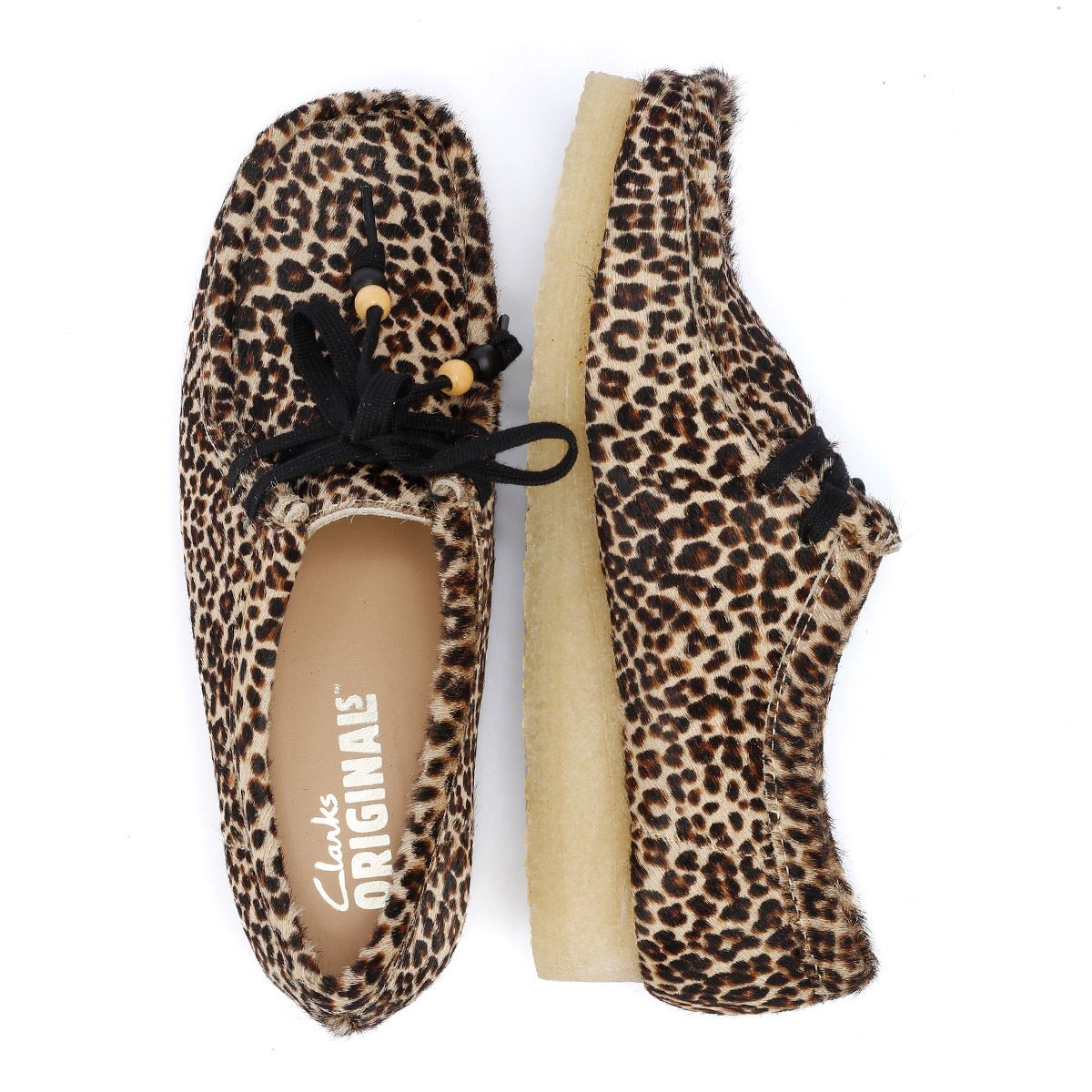 Clarks Originals Harajuku Hair-On Damen Beige Schuhe