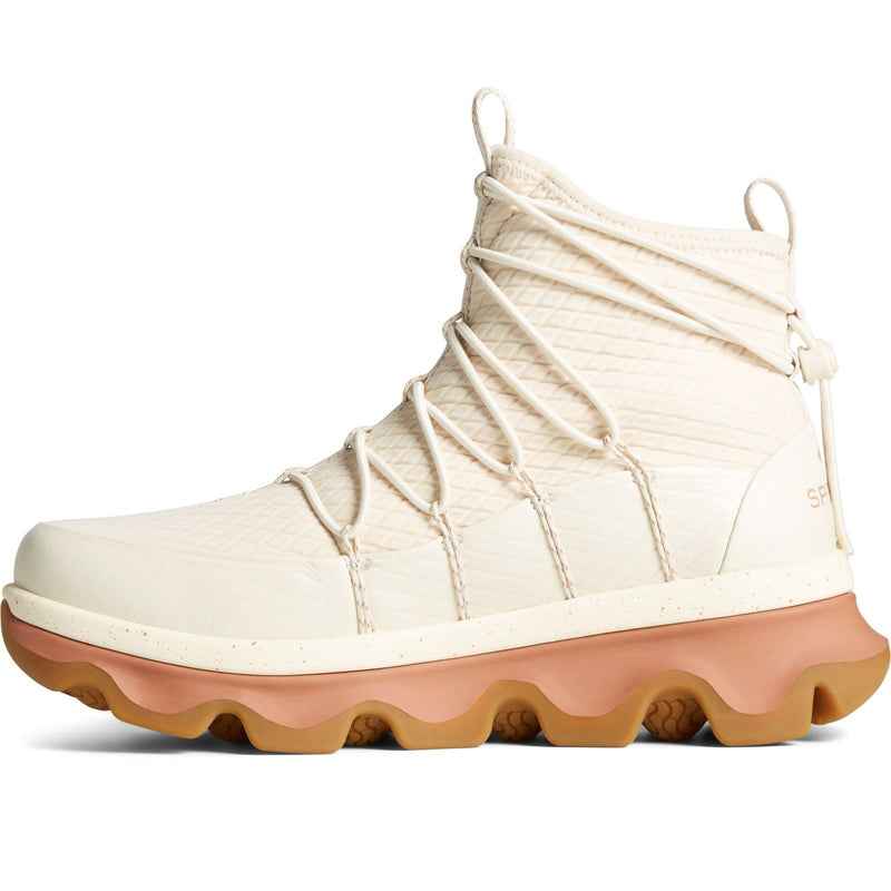 Sperry Saltwater 3D Stoff Weiße Gummistiefel