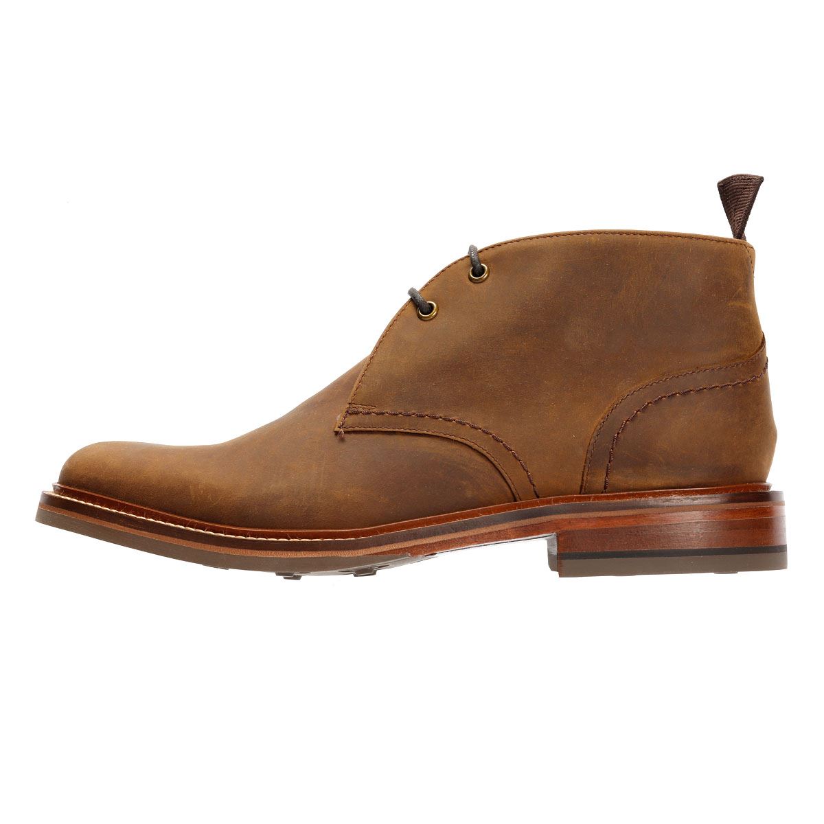 Chapman & Moore Country Chukka Leder Herren Braune Stiefel