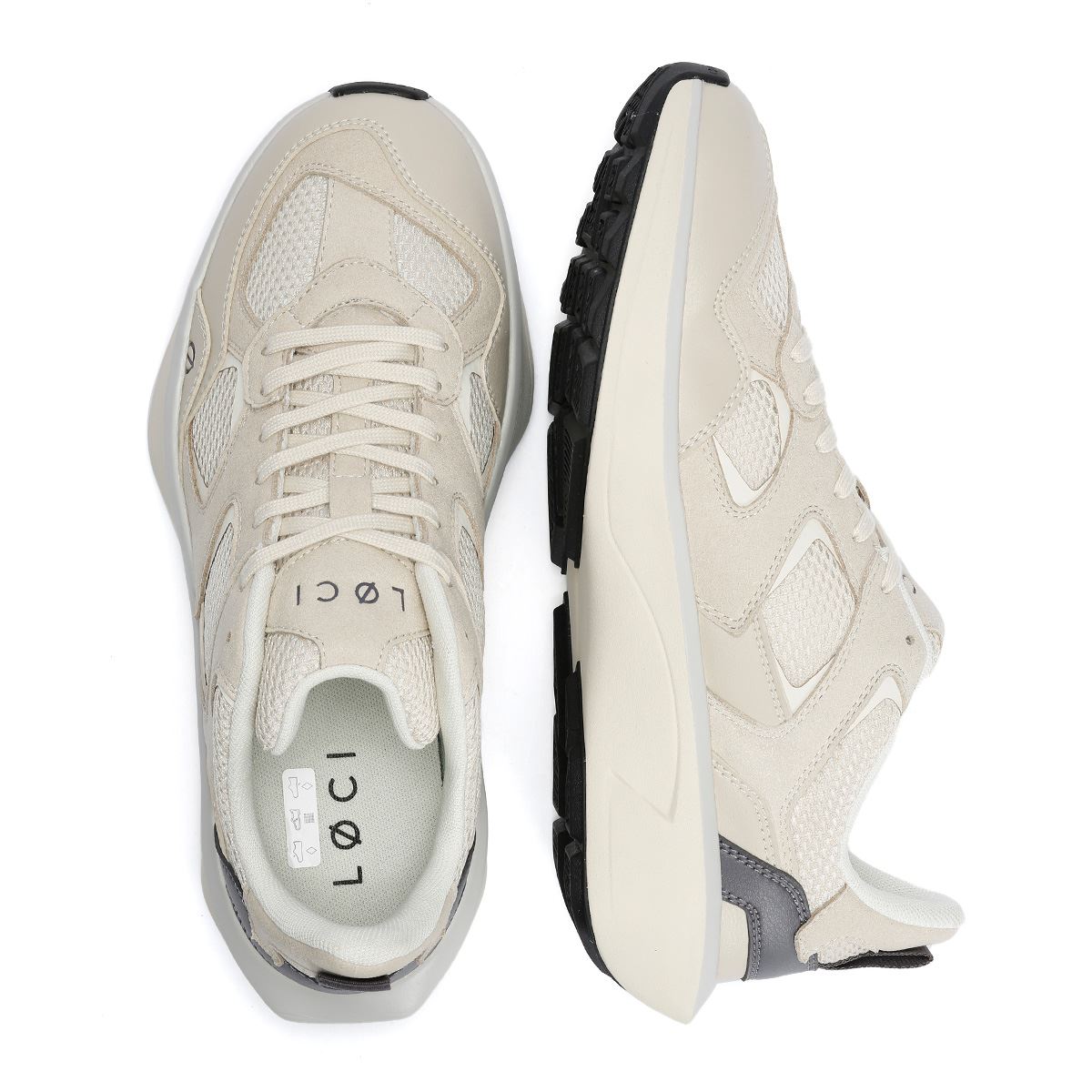 LØCI VØLT Plastik Beige Turnschuhe