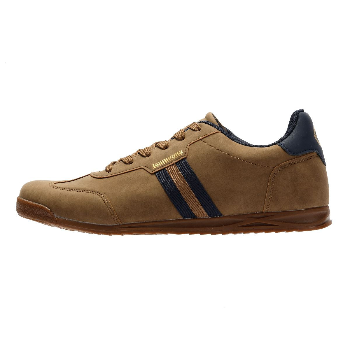 Lambretta Tackle Herren Braune Sneakers