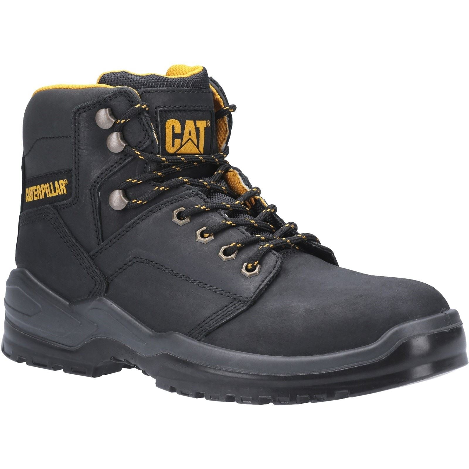 Caterpillar Striver Leder Schwarze Farbe Sicherheitsschuhe