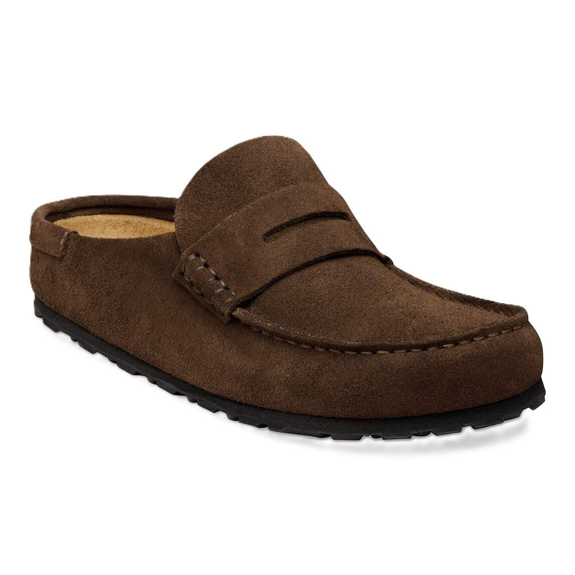 Birkenstock Naples Wildlederbraune Clogs