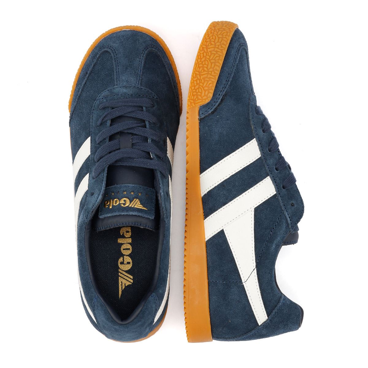 Gola Harrier Damen Wildleder Sneaker In Blau