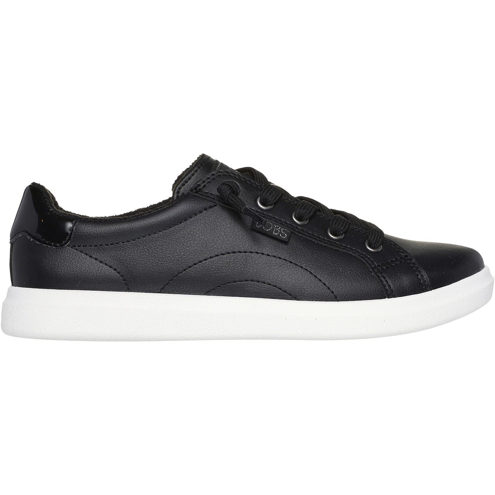 Skechers BOBS D'Vine Instant Delight Synthetische Damen-Sneaker In Schwarz.