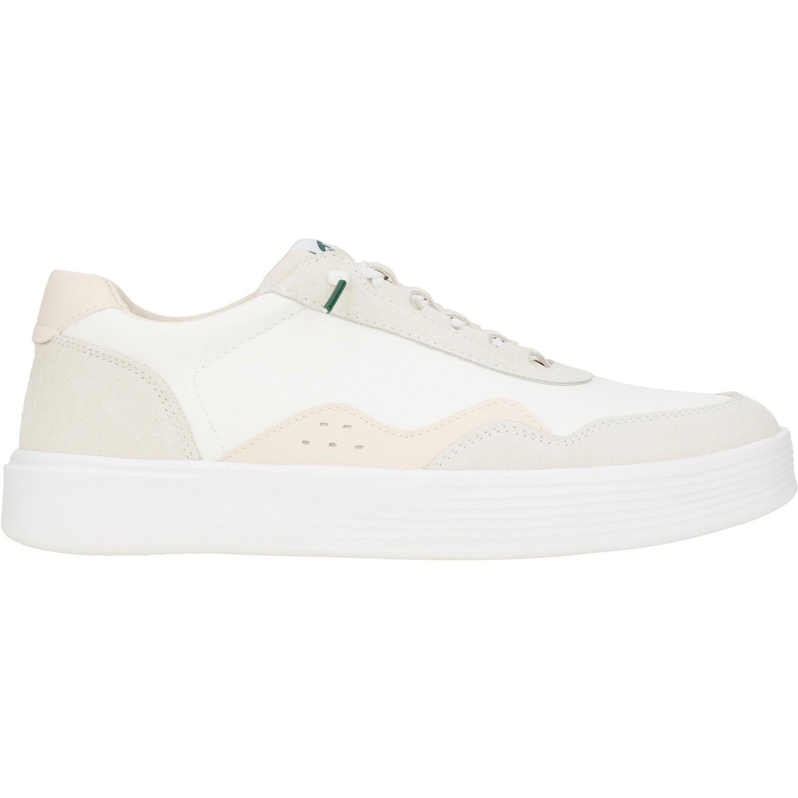 HEYDUDE Hudson Classic Wildleder Herren Sneakers In Hellbeige/Weiß