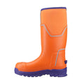 Muck Boots Grit S5 Herren Gummistiefel in Orange/Blau