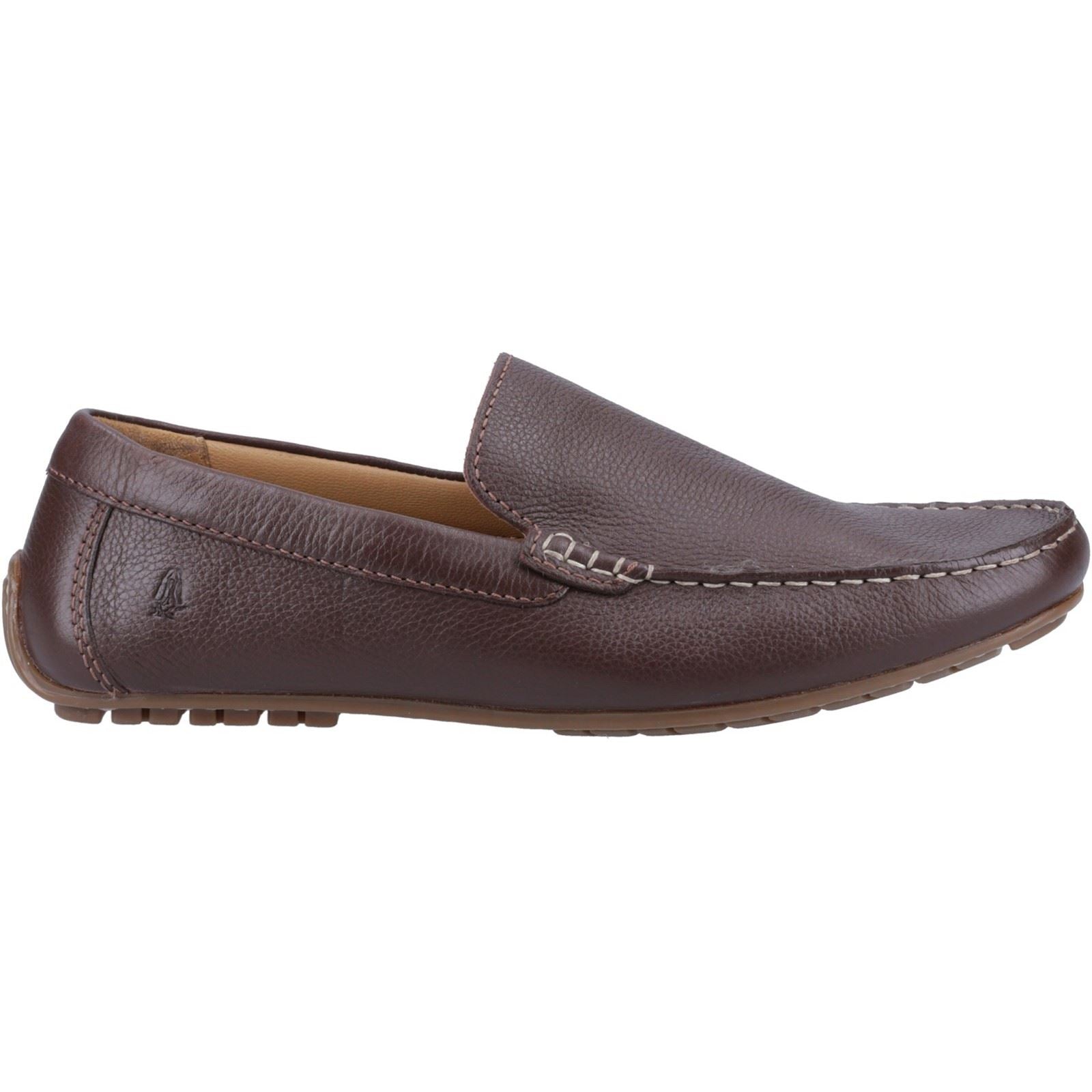 Hush Puppies Ralph Leder Herren Braune Bootsschuhe