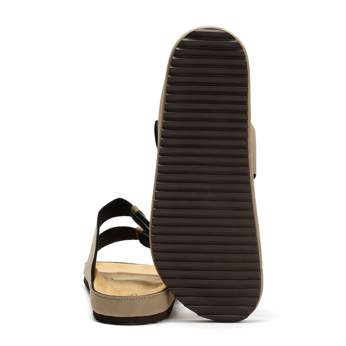 Penguin Panache Herren Beigen Sandalen