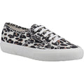 Superga 2750 Light Leopard Print Damen-Sneaker Aus Leicht Beigefarbenem Leopardenmuster Aus Baumwolle