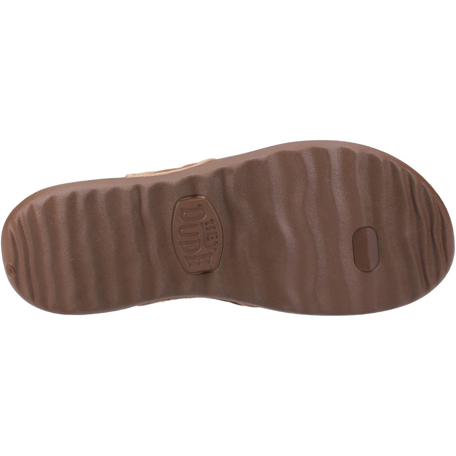 HEYDUDE Myers Polyurethan Herren Löwe Orange/Downtown Braun Flip-Flops