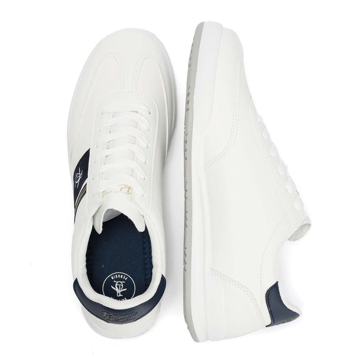 Penguin Gaz Herren Weiße Sneaker