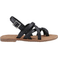 Hush Puppies Hope Damen Sandalen Aus Schwarzem Leder