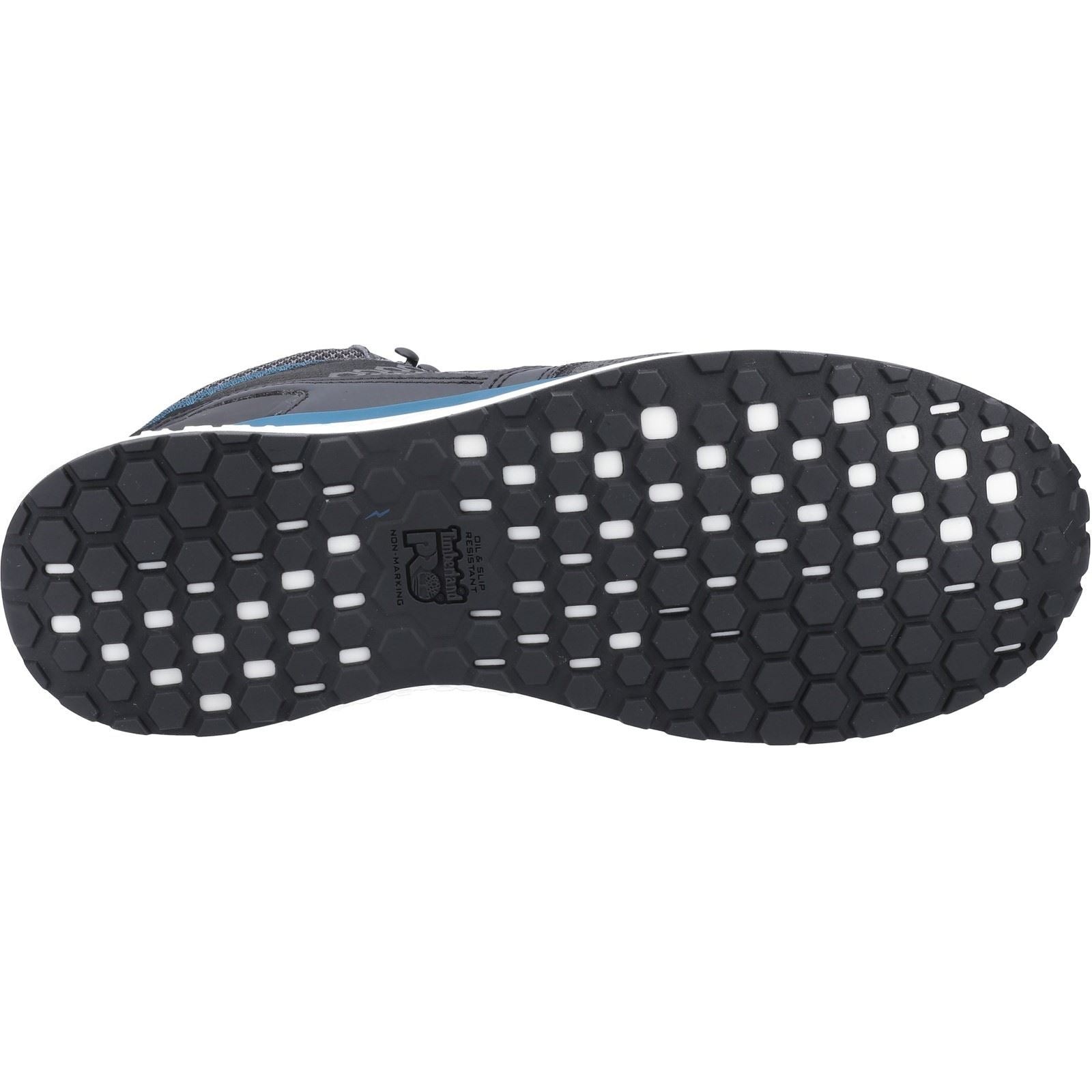 Timberland Pro Reaxion Mid Syntheseschwarz/Blau Sicherheitsstiefel