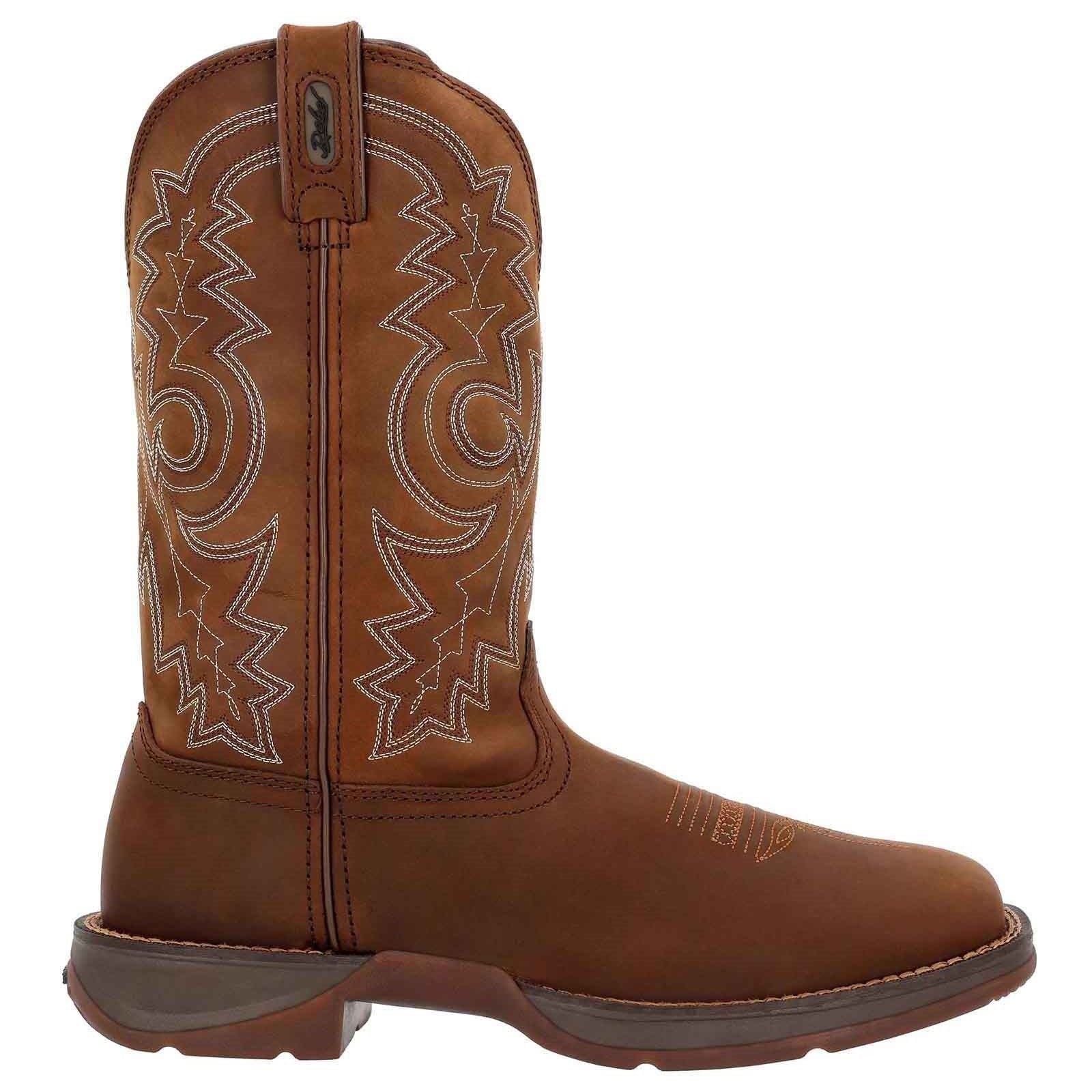 Durango Rebel Leder Herren Stiefel Braun