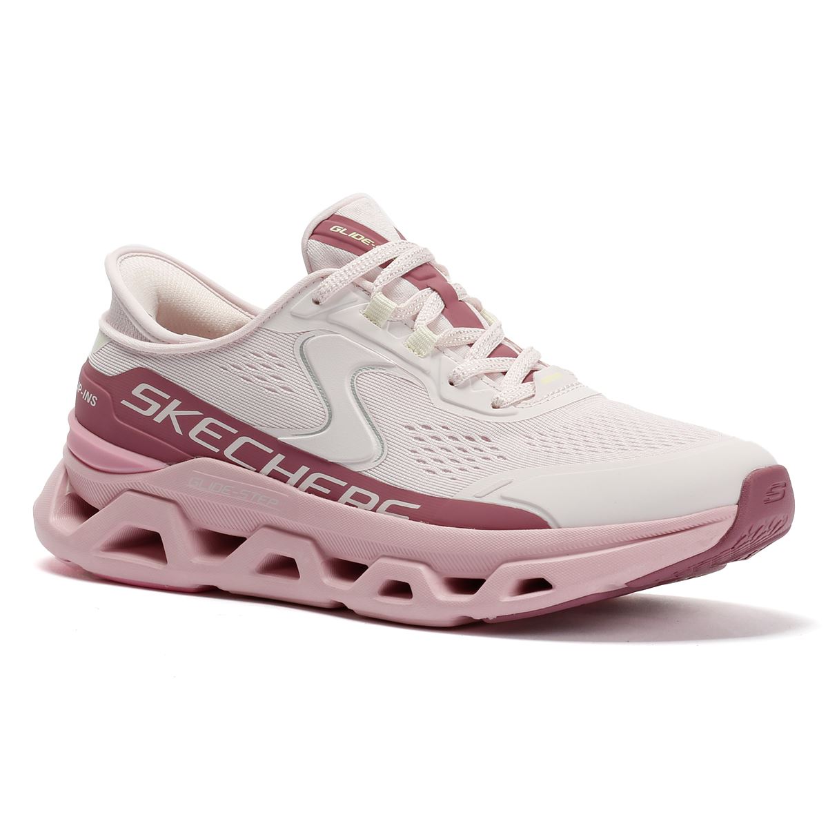 Skechers Slip-Ins Glide Step Altus Netz Damen Pink Sneaker
