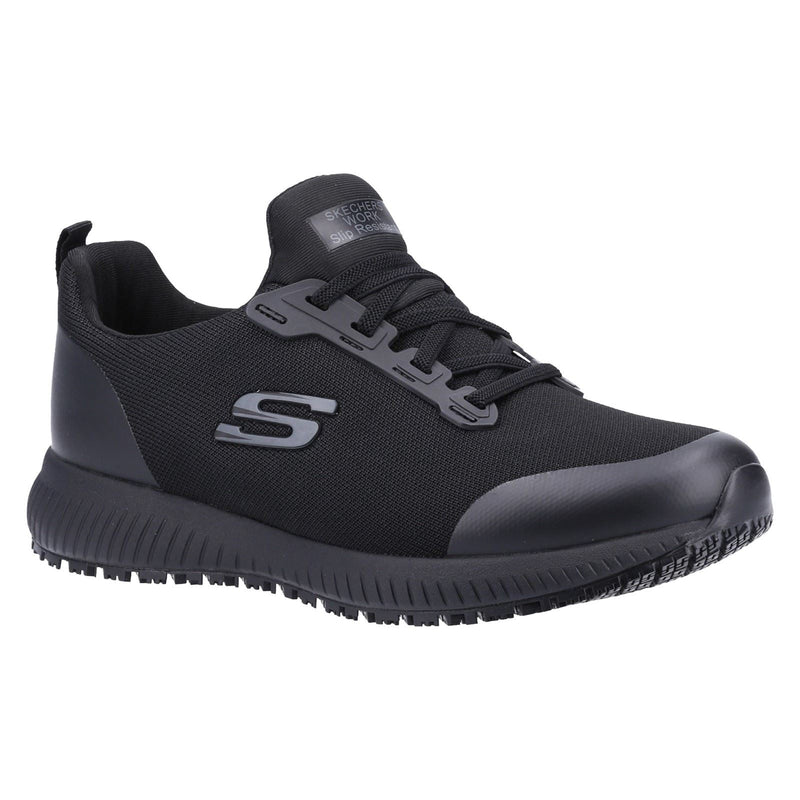 Skechers Workwear Squad Sr Wide Textil Damen Schwarze Sicherheits Sneakers