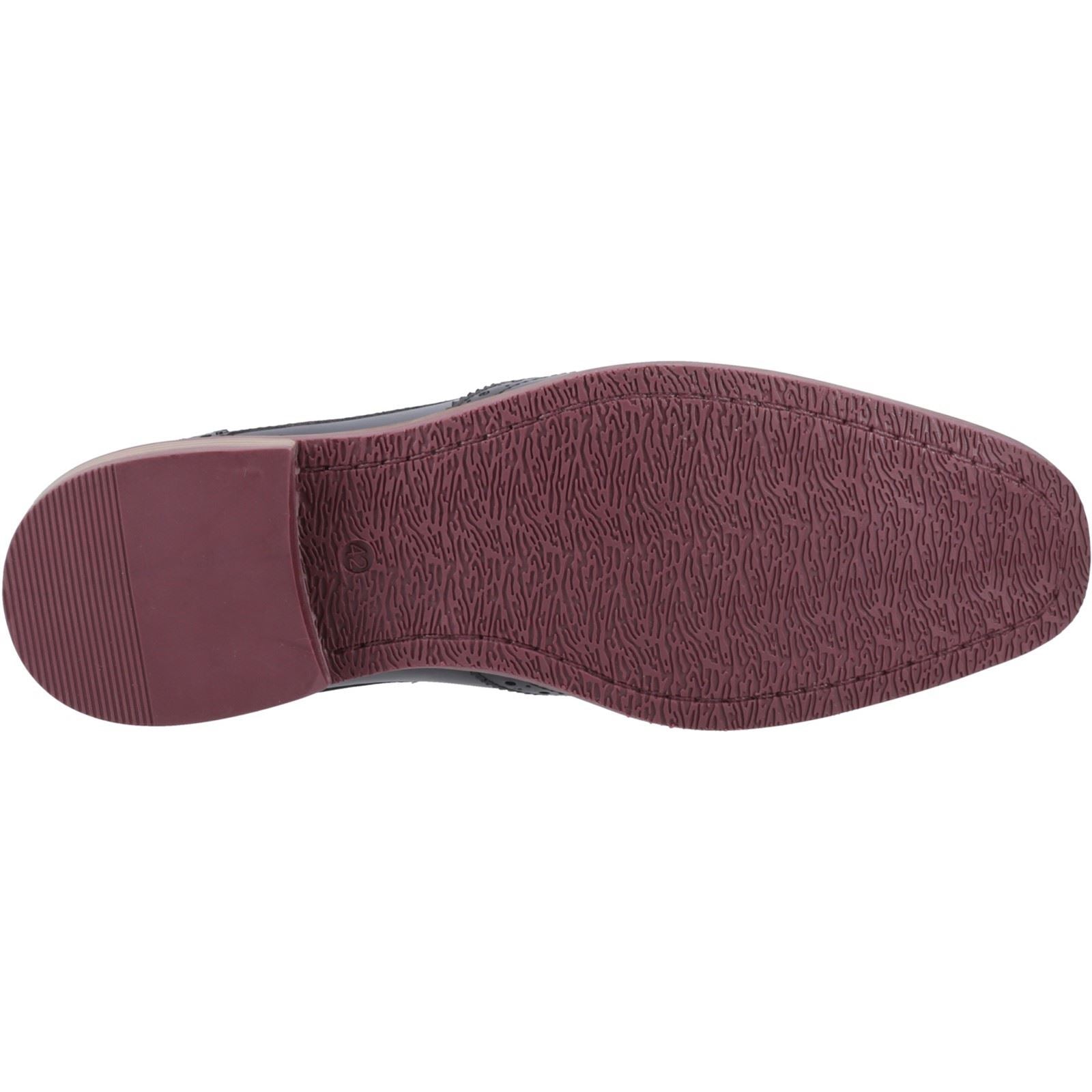 Hush Puppies Mack Herrenschuhe Aus Schwarzem Leder
