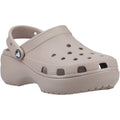 Crocs Classic Platform Clog Damen Taupe Clogs