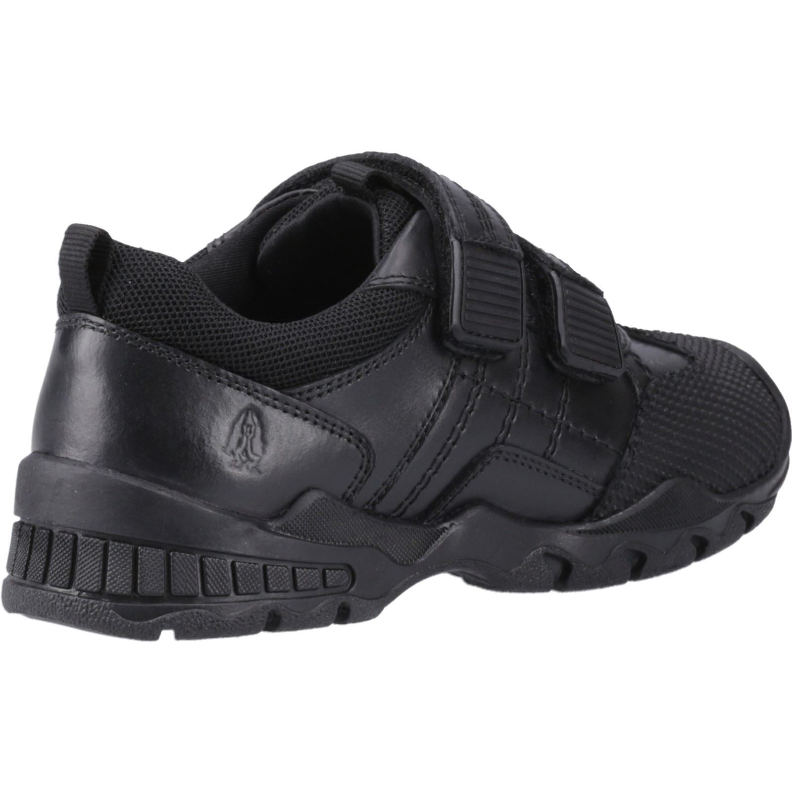 Hush Puppies Tristen Lederslipper In Schwarz Für Jungen