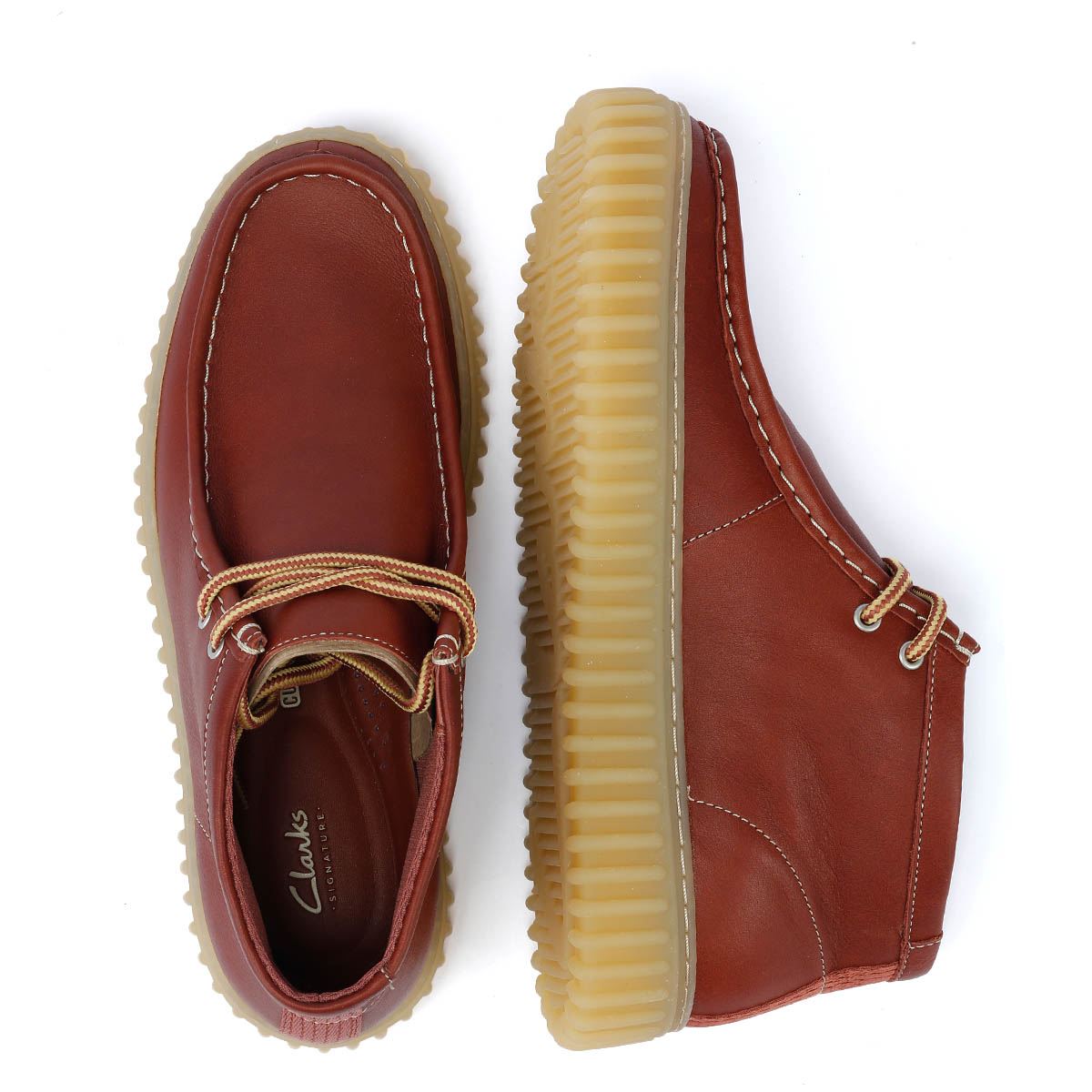 Clarks Main Torhill Hi Leder Herren Braun Stiefel