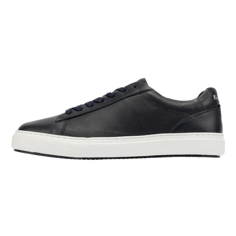 Ben Sherman Ace Cupsole  Herrenblaue Ledersneakers