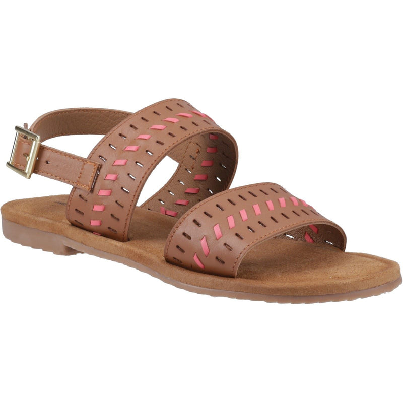 Hush Puppies Hadley Damen Sandalen Aus Leder In Tan