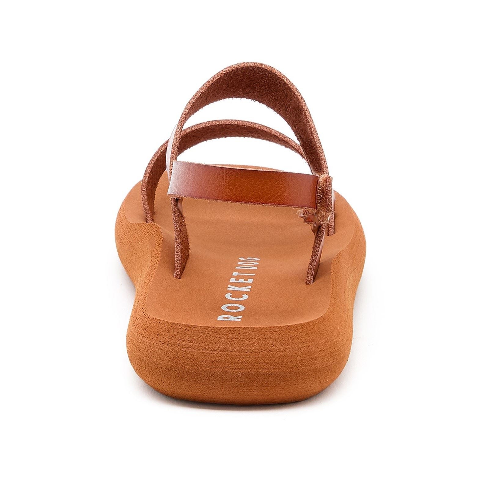 Rocket Dog Sunshine Damen Sandalen In Cognac Aus Textil