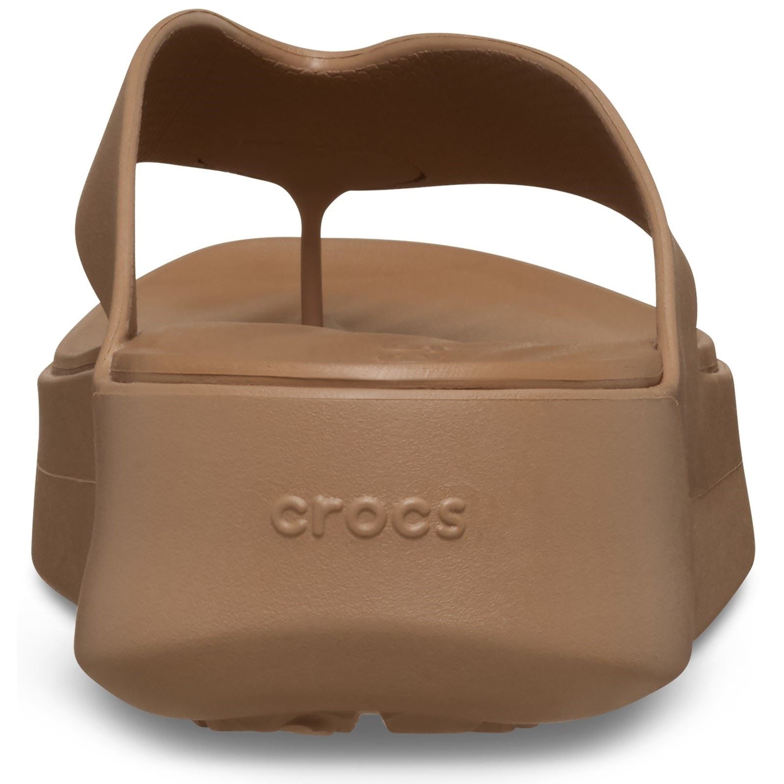 Crocs Getaway Platform Eva Frauen Sandalen Milchschokolade