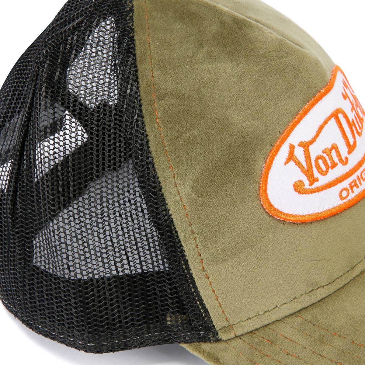 Von Dutch Trucker Kent Baumwoll Khaki/Schwarz Mützen