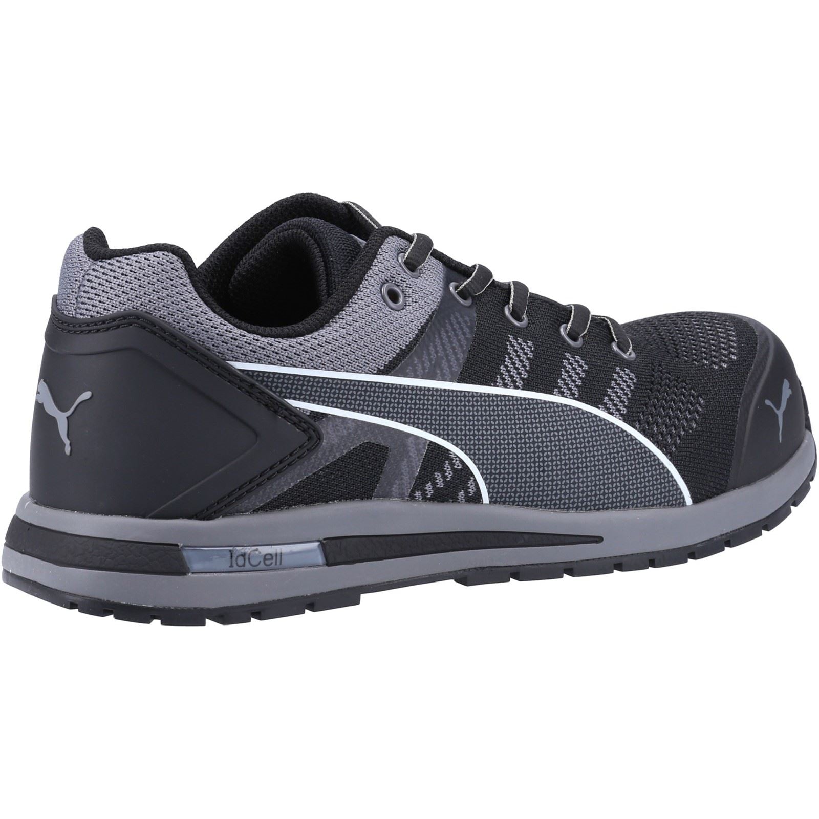 Puma Safety Elevate Knit Low S1 Textil Schwarz Sicherheits Sneaker