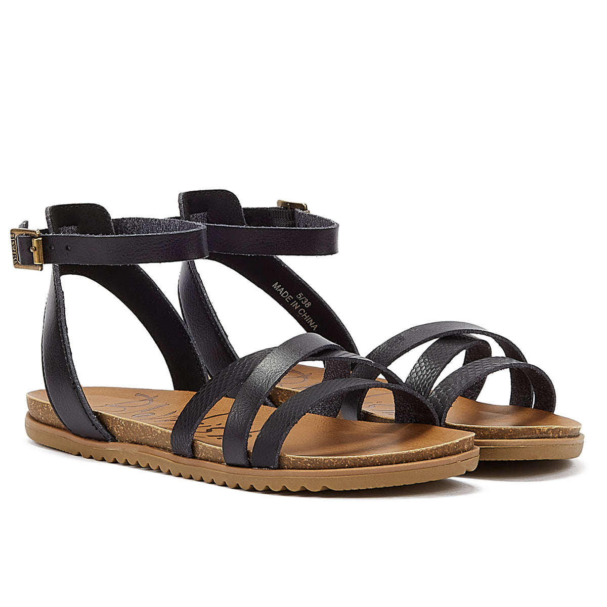 Blowfish Malibu Maylie Womens Schwarz Dyecut Sandalen