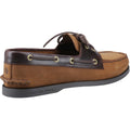 Sperry Authentic 2 Eye Herren Bootsschuhe Aus Braunem Leder Kombimaterial