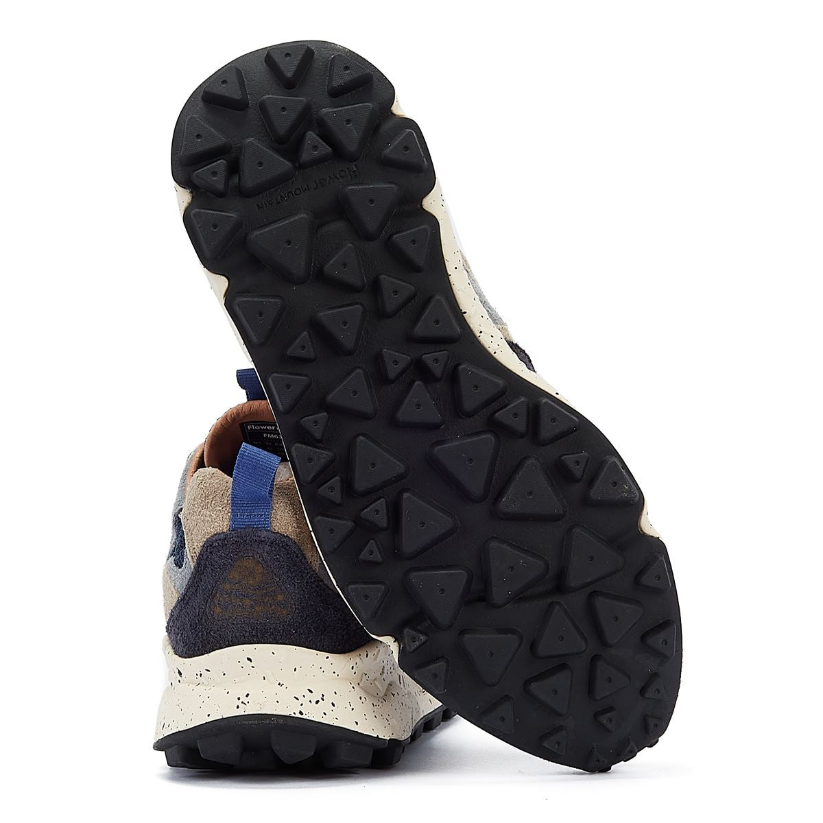 Flower Mountain Yamano 3 Herren Schwarze/Grau Wildleder Turnschuhe