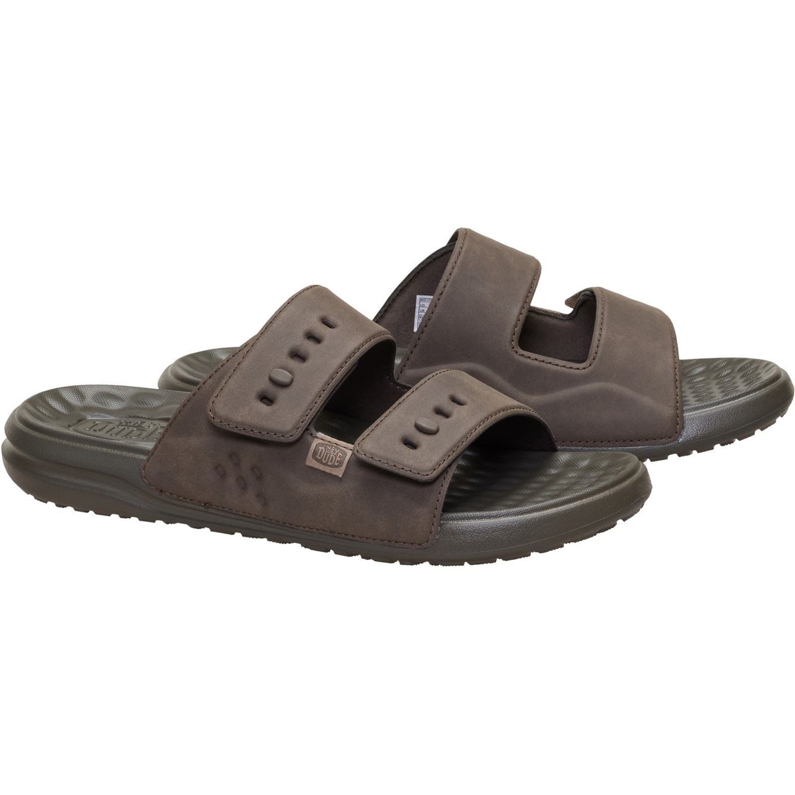HEYDUDE Wave 2 Strap Polyurethan Herren Major Braune Sandalen