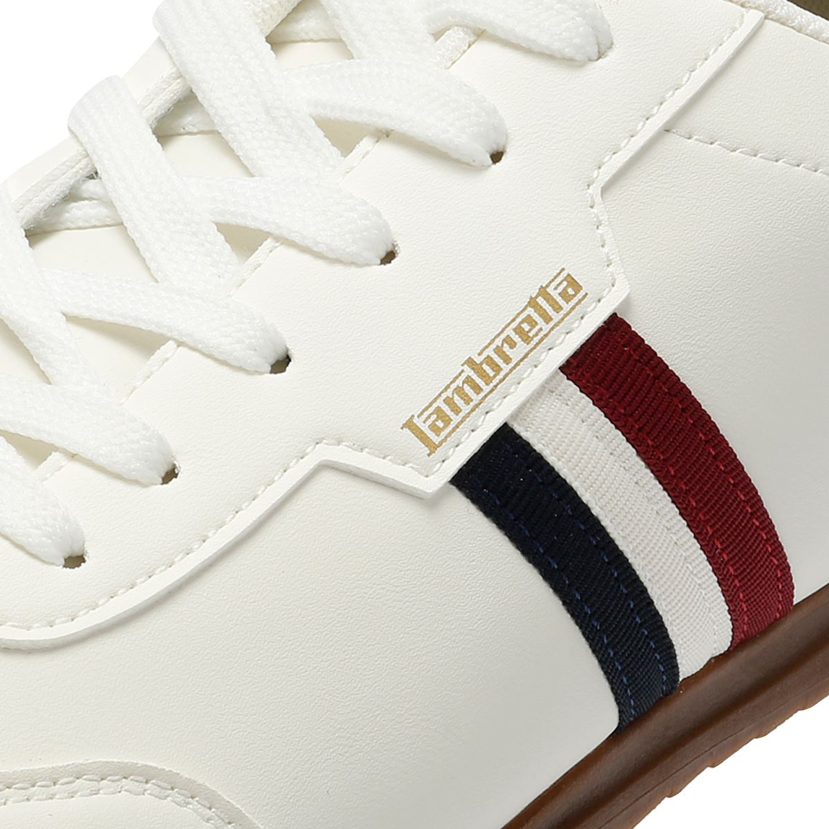 Lambretta Tackle Herren Weiße Sneaker