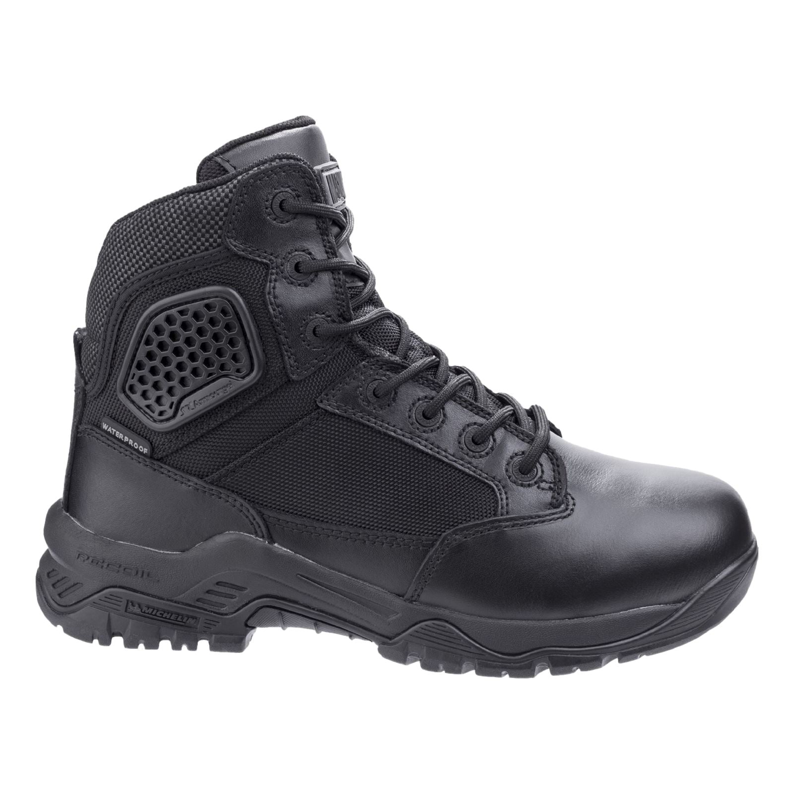 Magnum Strike Force 6.0 Wp Leder Schwarze Sicherheitsschuhe