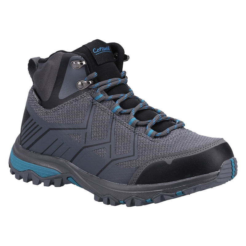 Cotswold Wychwood Mid Rpet+Mesh Damen Wanderstiefel Grau/Blau