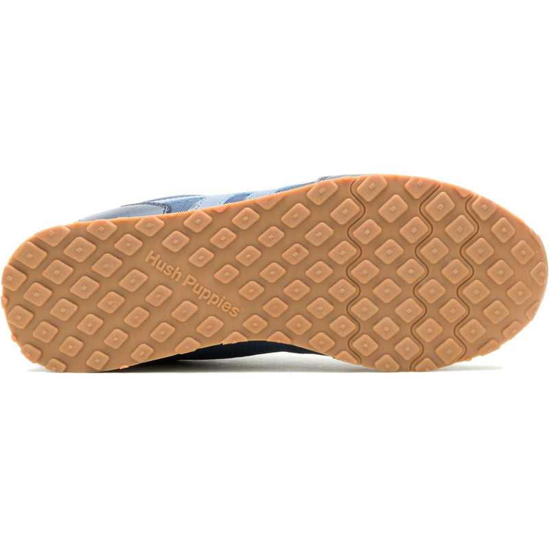 Hush Puppies Seventy8 Herrenblaue Ledersneaker