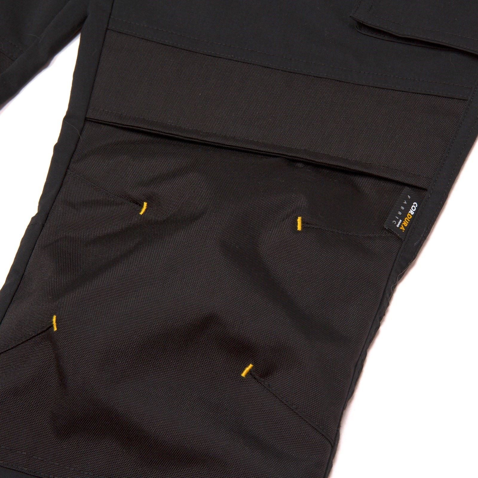 Caterpillar Nexus Knee Pocket Stretch Baumwoll Herren Schwarze Farbe Outdoor Hosen