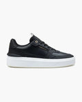 Cruyff Endorsed Tennis Herren Schwarz Leder Sneaker